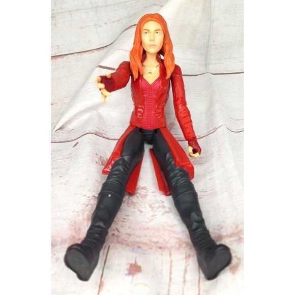2017 Marvel Hasbro Avengers Infinity War Scarlet The Witch Titan Hero Series - Picture 1 of 12